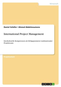 Enlarge image Cover: International Project Management - GRIN Verlag
