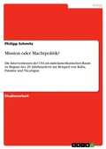Cover: Mission oder Machtpolitik? - GRIN Verlag