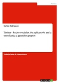 Cover: Tesina - Redes sociales. Su aplicacion en la ensenanza a grandes grupos - GRIN Verlag