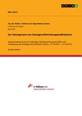 Cover: Zur Inkongruenz von Zwangsvollstreckungsma&szlig;nahmen - GRIN Verlag
