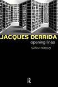 Cover: Jacques Derrida - Routledge