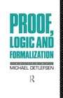 Cover: Proof, Logic and Formalization - Routledge