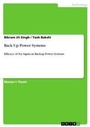 Cover: Back Up Power Systems - GRIN Verlag