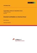 Cover: Brzezinski and Maddow on American Power - GRIN Verlag