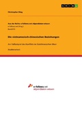 Cover: Die vietnamesisch-chinesischen Beziehungen - GRIN Verlag