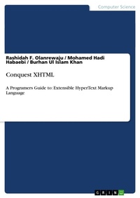 Enlarge image Cover: Conquest XHTML - GRIN Verlag