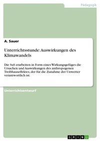 Enlarge image Cover: Unterrichtsstunde - GRIN Verlag