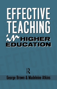 Enlarge image Cover: Effective Teaching in Higher Education - Routledge