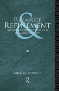 Cover: Balance and Refinement - Routledge