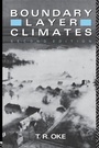 Cover: Boundary Layer Climates - Routledge