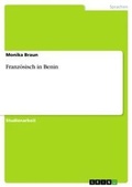Cover: Franzoesisch in Benin - GRIN Verlag