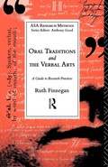Cover: Oral Traditions and the Verbal Arts - Routledge