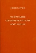 Cover: Aus dem Umkreis geisteswissenschaftlicher Menschenkunde - Verlag am Goetheanum