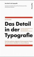 Cover: Das Detail in der Typografie - Niggli Verlag