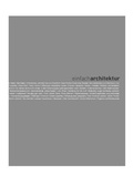 Cover: einfach architektur. woerner und partner - Niggli Verlag
