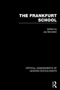 Cover: The Frankfurt School - Routledge