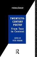 Cover: Twentieth-Century Poetry - Routledge