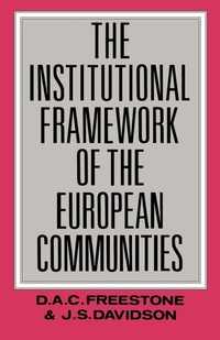 Enlarge image Cover: The Institutional Framework of the European Communities - Routledge