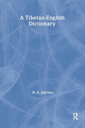 Cover: Tibetan-English Dictionary - Routledge