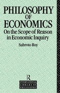 Cover: The Philosophy of Economics - Routledge