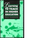Cover: Learning to Teach in Higher Education - Routledge