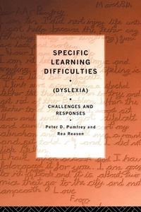 Enlarge image Cover: Specific Learning Difficulties (Dyslexia) - Routledge