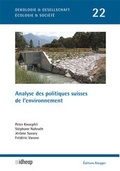 Cover: Analyse des politiques suisses de l'environnement - R&uuml;egger