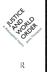 Enlarge image Cover: Justice and World Order - Routledge
