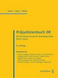 Abbildung von: Präjudizienbuch OR - Schulthess Juristische Medien