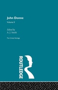 Cover: John Donne: The Critical Heritage - Routledge