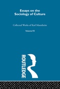 Cover: Essays on the Sociology of Culture - Routledge