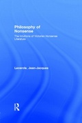 Cover: Philosophy of Nonsense - Routledge
