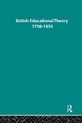 Cover: British Educational Theory 1750-1850 - Routledge