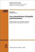 Cover: Les commissions d'enqu&ecirc;te parlementaires - St&auml;mpfli Verlag AG
