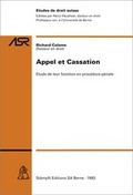 Cover: Appel et Cassation - St&auml;mpfli Verlag AG