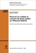 Cover: Pourvoi en nullit&eacute; et recours de droit public au Tribunal f&eacute;d&eacute;ral - St&auml;mpfli Verlag AG