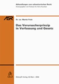 Cover: Das Verursacherprinzip in Verfassung und Gesetz - St&auml;mpfli Verlag AG