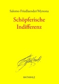 Cover: Sch&ouml;pferische Indifferenz - BoD - Books on Demand
