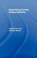 Cover: Negotiating Family Responsibilities - Routledge