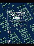 Cover: Elementary Statistics Tables - Routledge