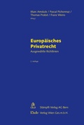 Cover: Europ&auml;isches Privatrecht - St&auml;mpfli Verlag AG