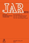 Cover: JAR 2010. &Uuml;bersicht &uuml;ber das Jahr 2009 - St&auml;mpfli Verlag AG
