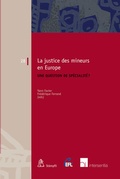 Cover: La justice des mineurs en Europe - St&auml;mpfli Verlag AG