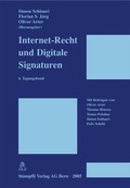Cover: Internet-Recht und Digitale Signaturen - St&auml;mpfli Verlag AG