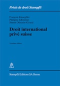 Cover: Droit international priv&eacute; suisse - St&auml;mpfli Verlag AG