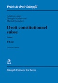 Cover: Droit constitutionnel suisse - St&auml;mpfli Verlag AG
