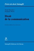 Cover: Droit de la communication - St&auml;mpfli Verlag AG