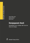 Cover: Designgesetz DesG - St&auml;mpfli Verlag