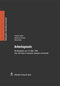 Enlarge image Cover: Arbeitsgesetz - Stämpfli Verlag AG