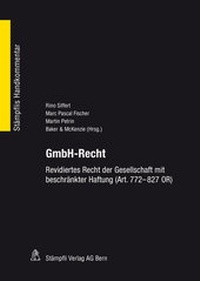 Abbildung von: GmbH-Recht - Stämpfli Verlag